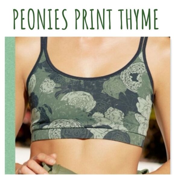 NWT Fourlaps Womens Vitality Printed Fitness Sports Bra Available in 7 colors - Picture 15 of 16